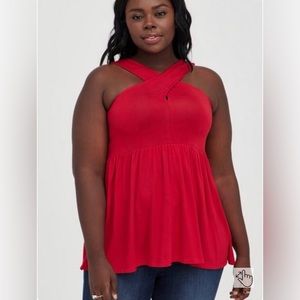 *NEW* Torrid halter keyhole super soft tank 0 12